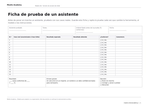 Primera página de la plantilla Ficha de evaluación de un asistente